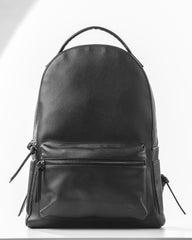 Lingua d'oca zaino in pelle martellata nero 183582.01