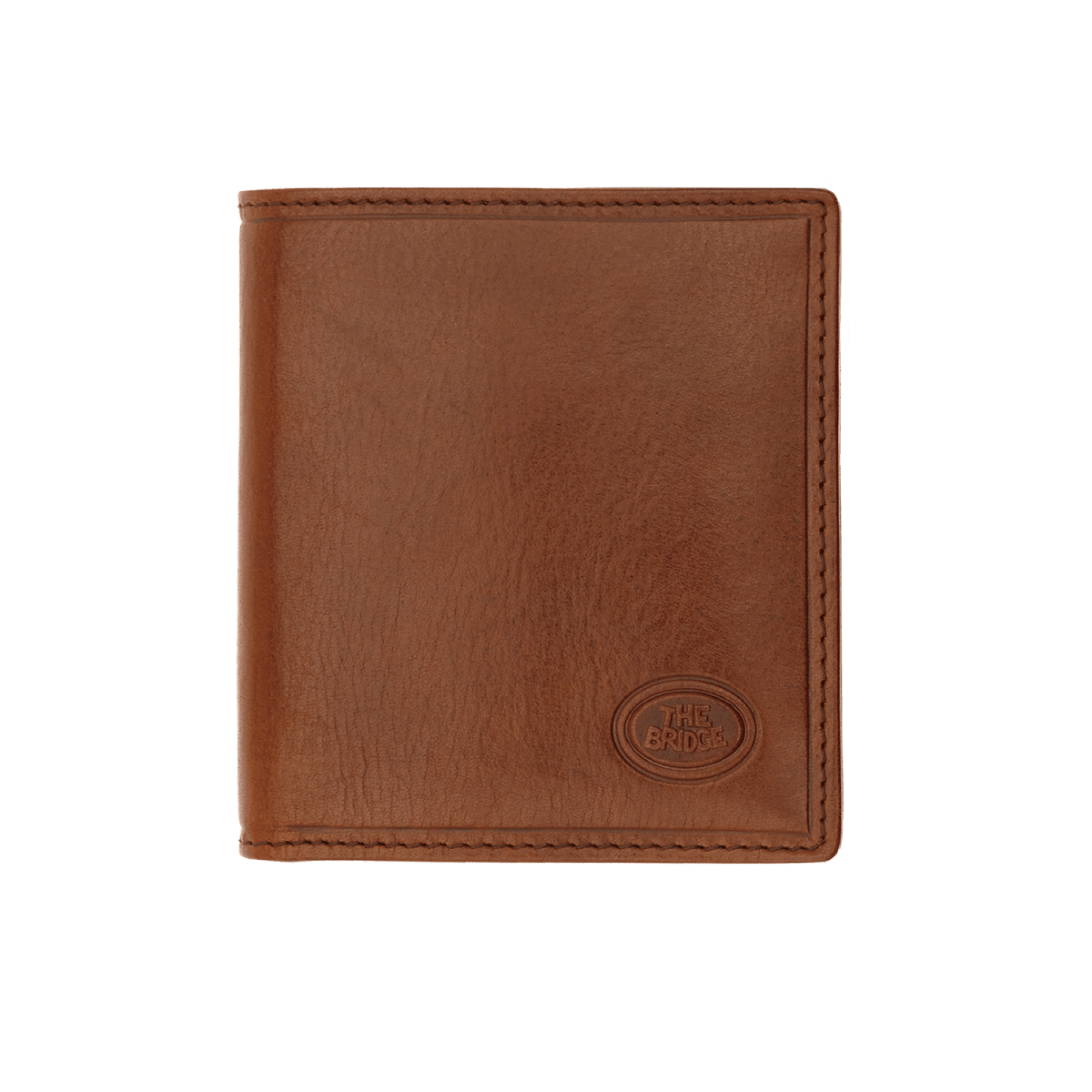 The Bridge Porta Carte Di Credito Marrone/oro IN PELLE 01202701