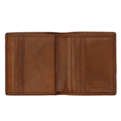 The Bridge Porta Carte Di Credito Marrone/oro IN PELLE 01202701