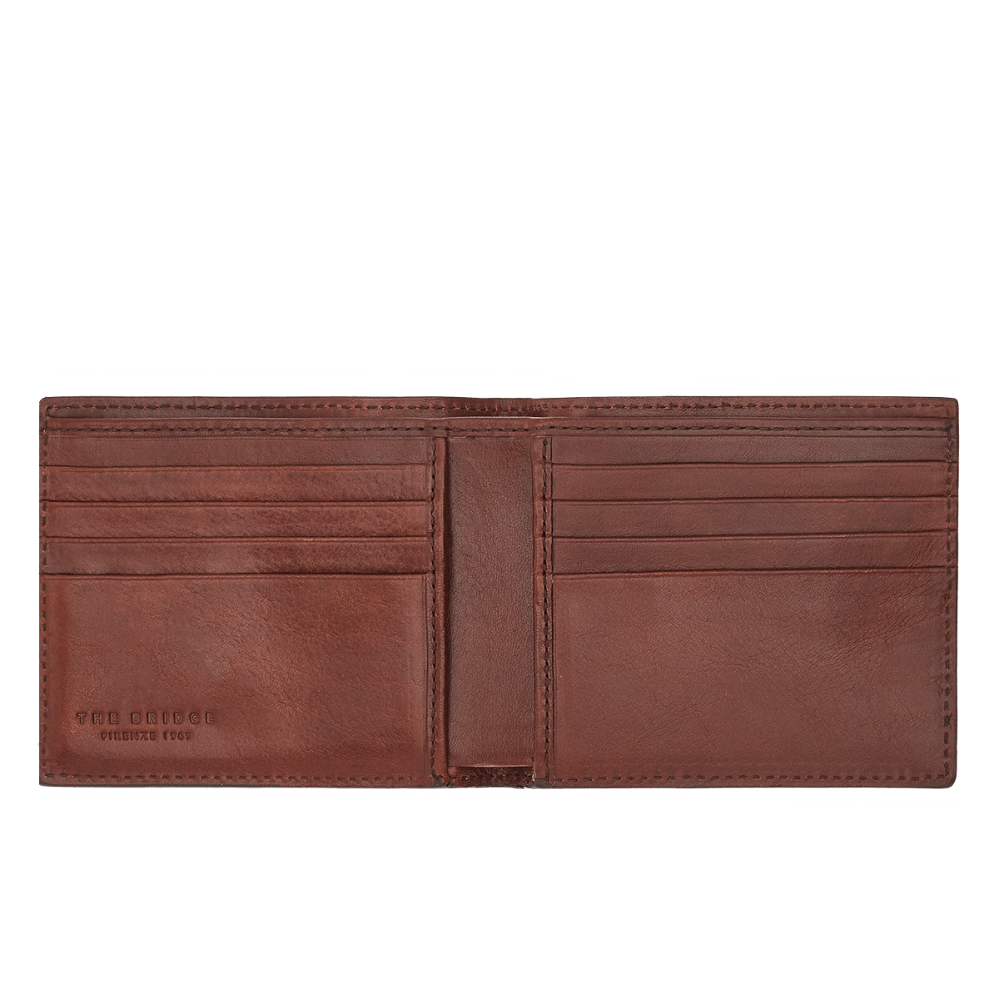 The Bridge, men's wallet marrone/oro 0141206O.14