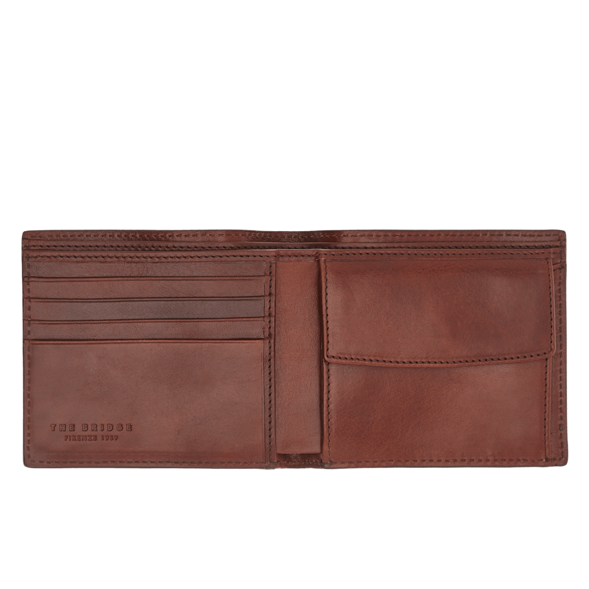 The Bridge, men's wallet marrone/oro 0141306O.14