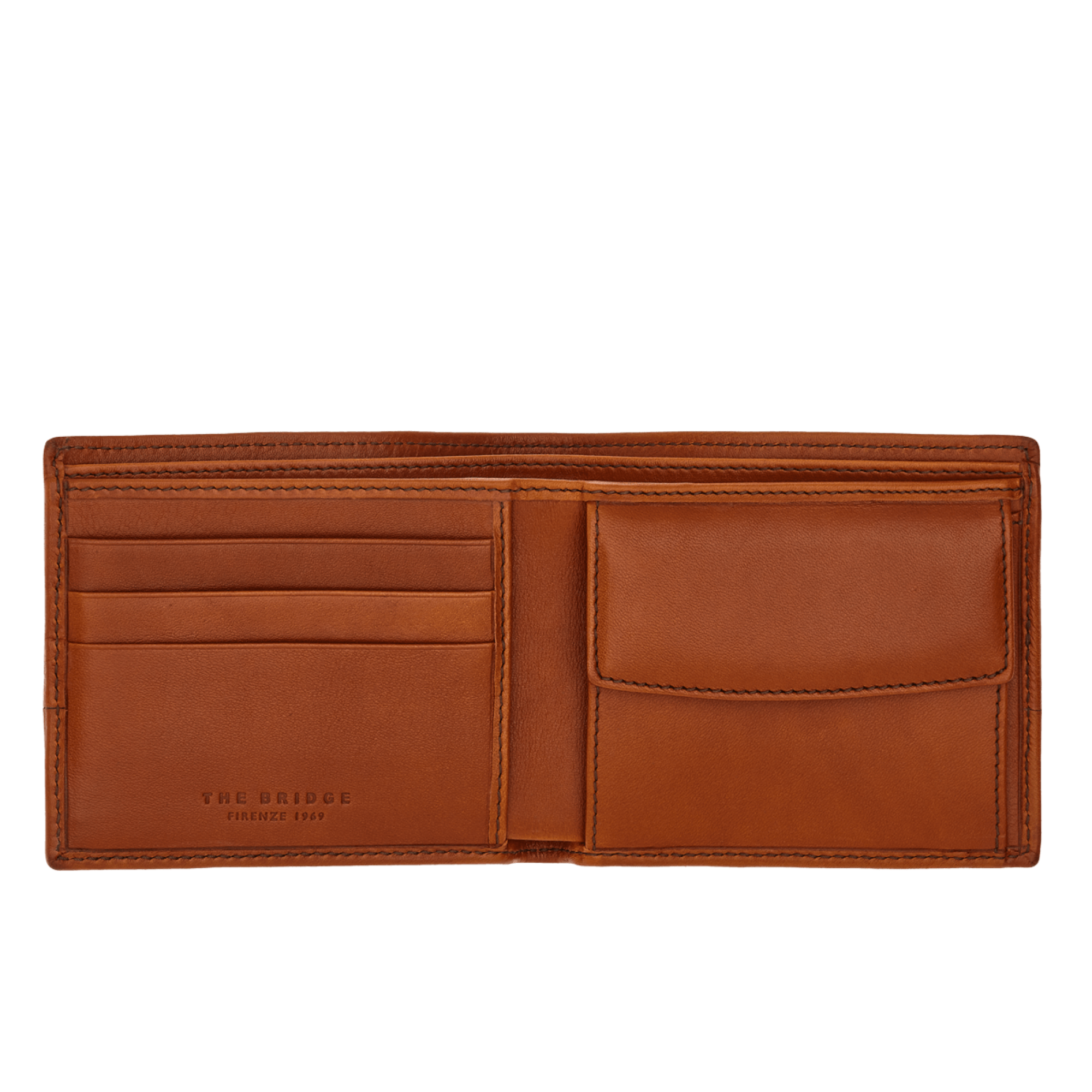 The Bridge Portafoglio Uomo Cognac/oro 0145298A