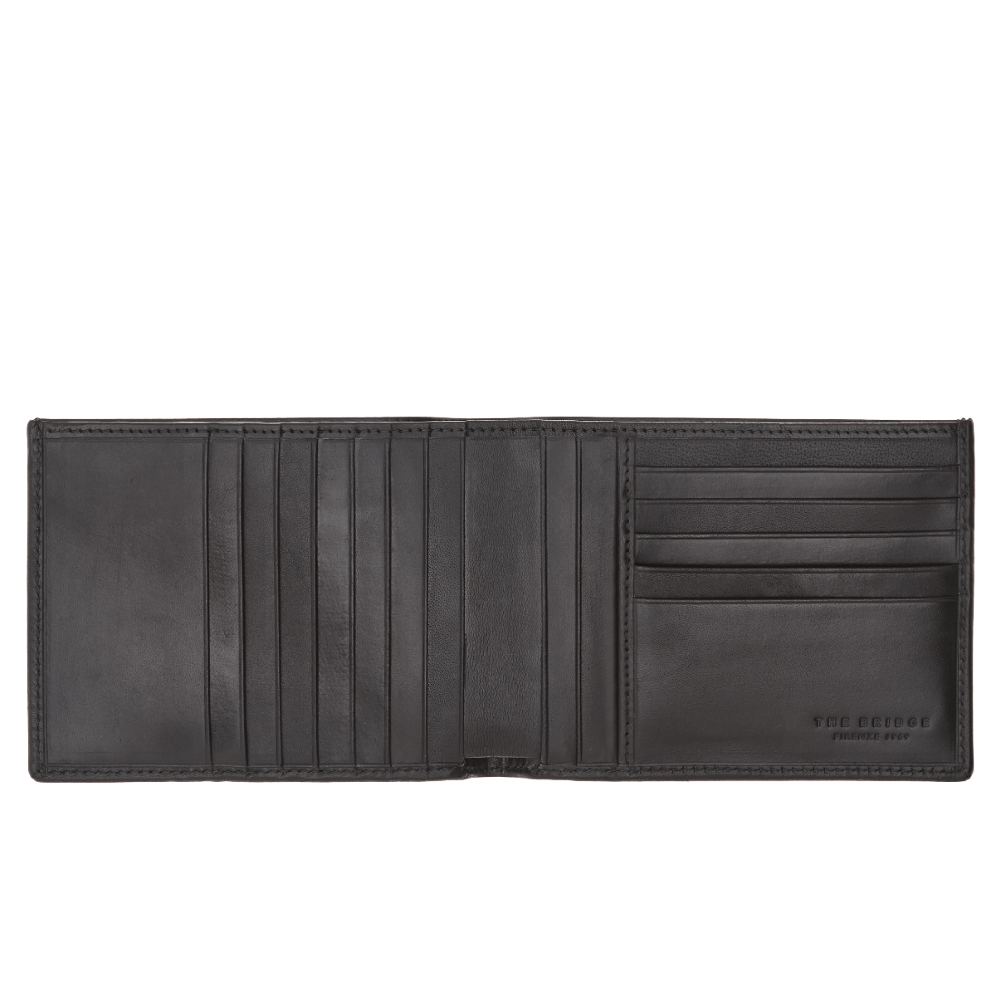 The Bridge Man Wallet Nero/palladio/rutenio 01484001.20