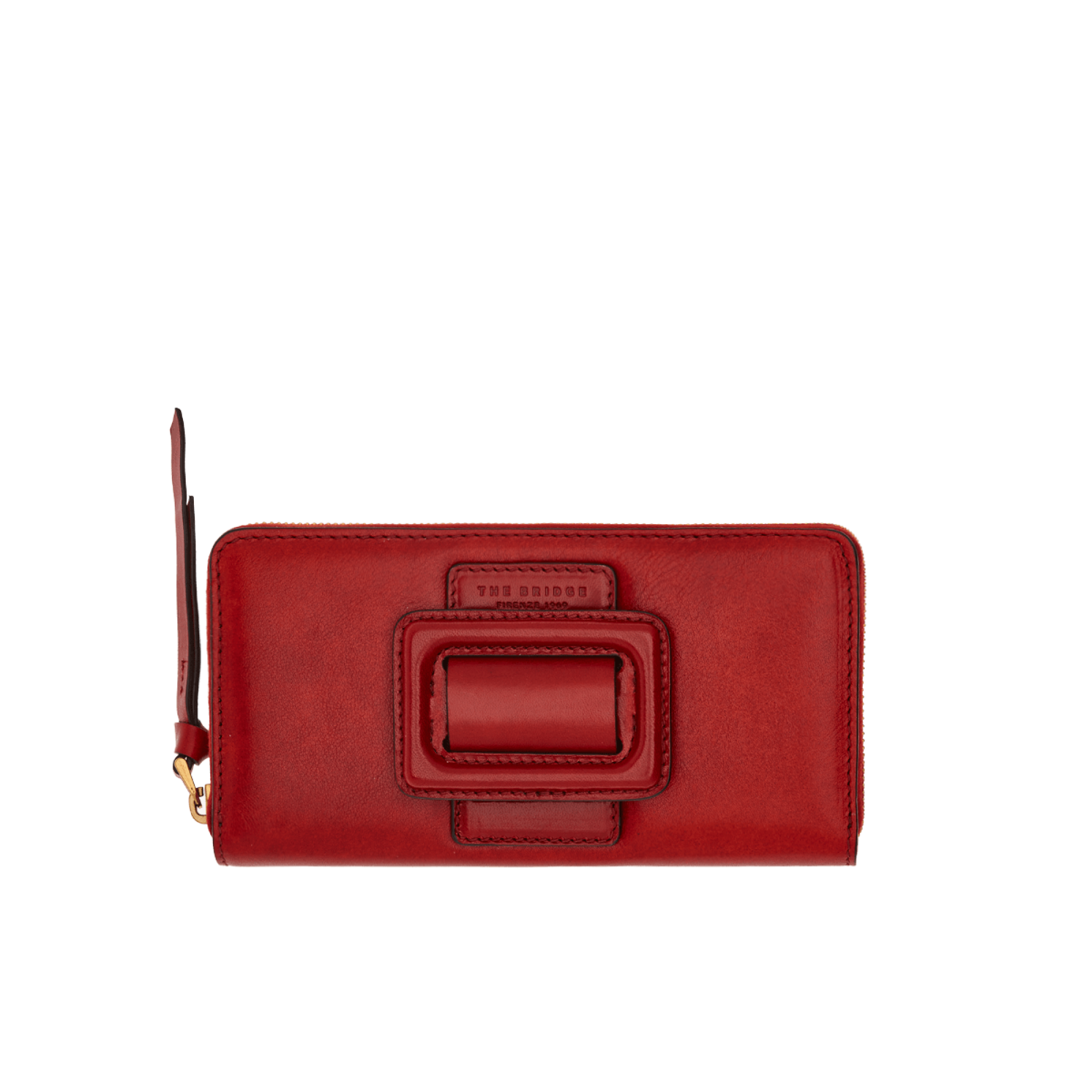 The Bridge Portafoglio Donna Rosso Ciliegia/oro 0162094N