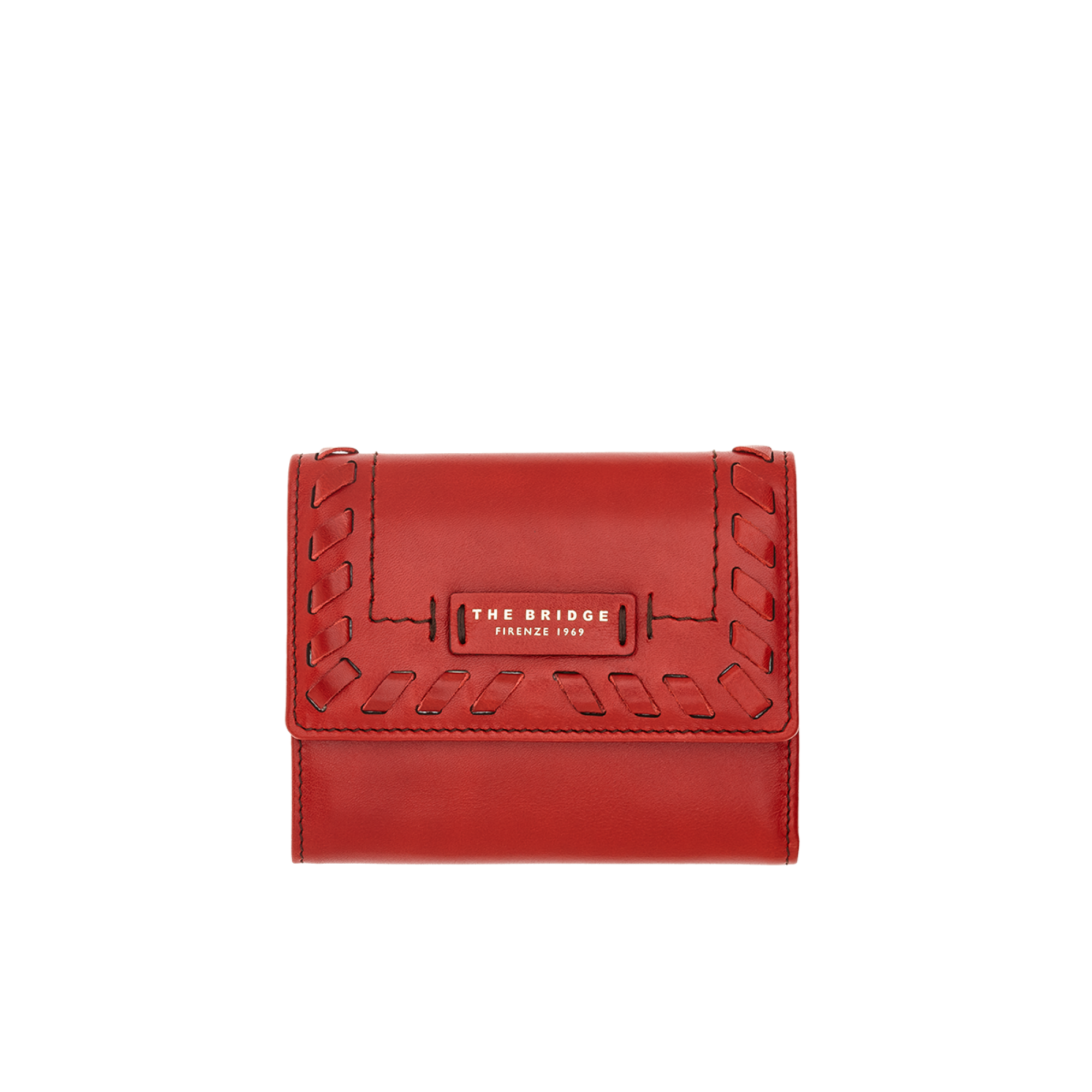 The Bridge Portafoglio Donna Rosso Ciliegia/oro 0182094N.9I