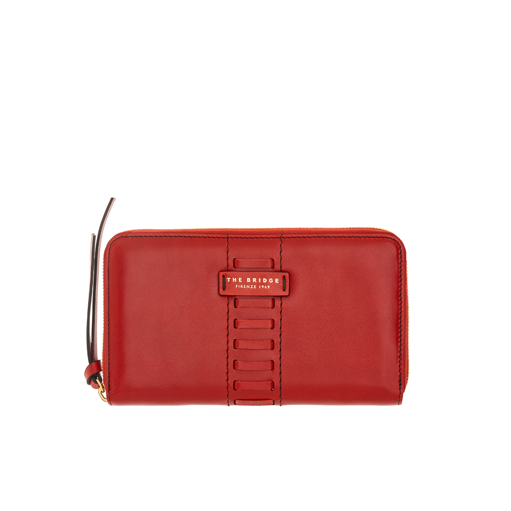 The Bridge Portafoglio Donna Rosso Ciliegia/oro 0182294N.9I