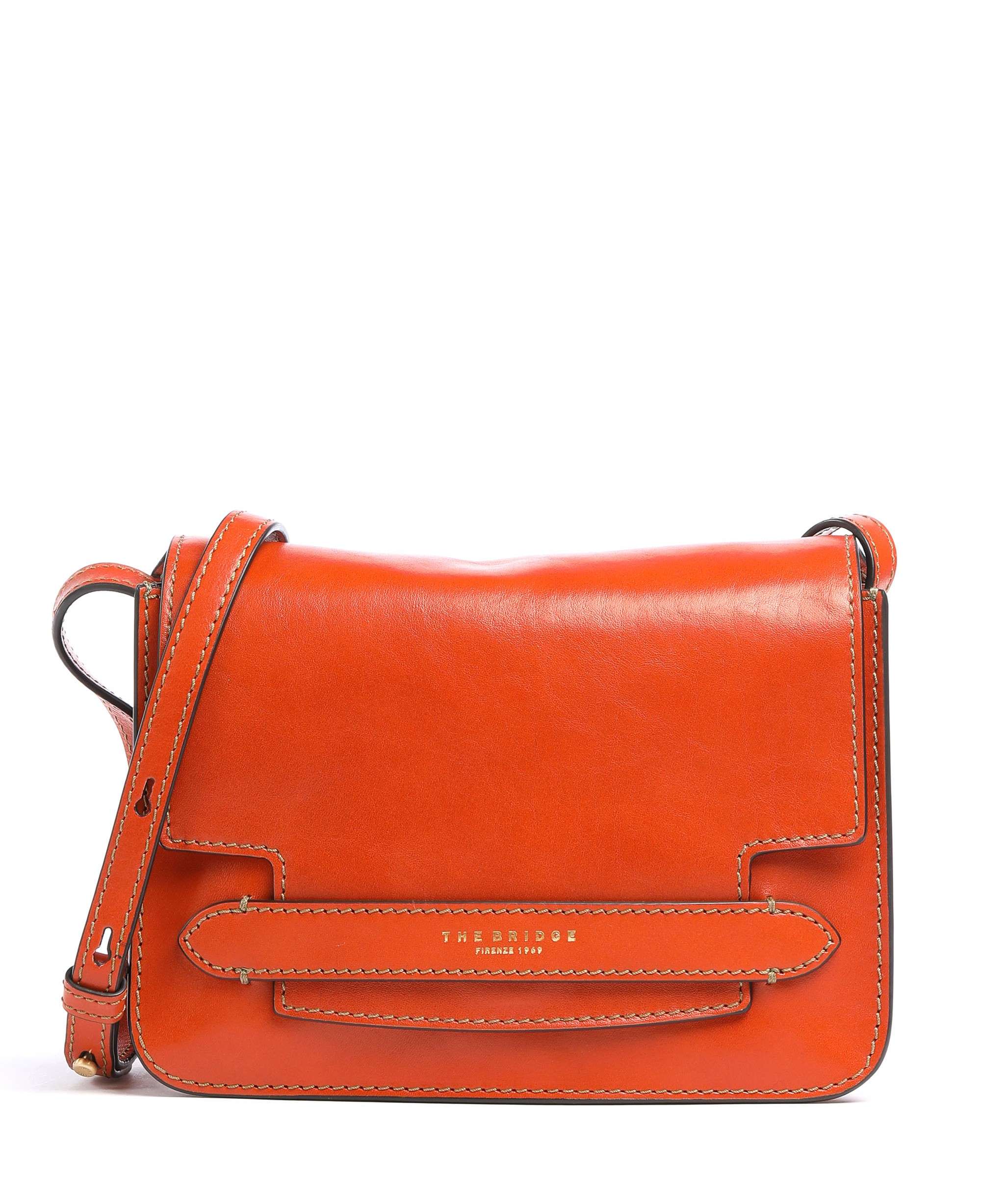 Borsa A Tracolla The Bridge Arancio bruciato/Oro 04193001.L1