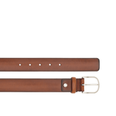 The Bridge, men's belt marrone/palladiomarrone/palladio 0338501R.69-110