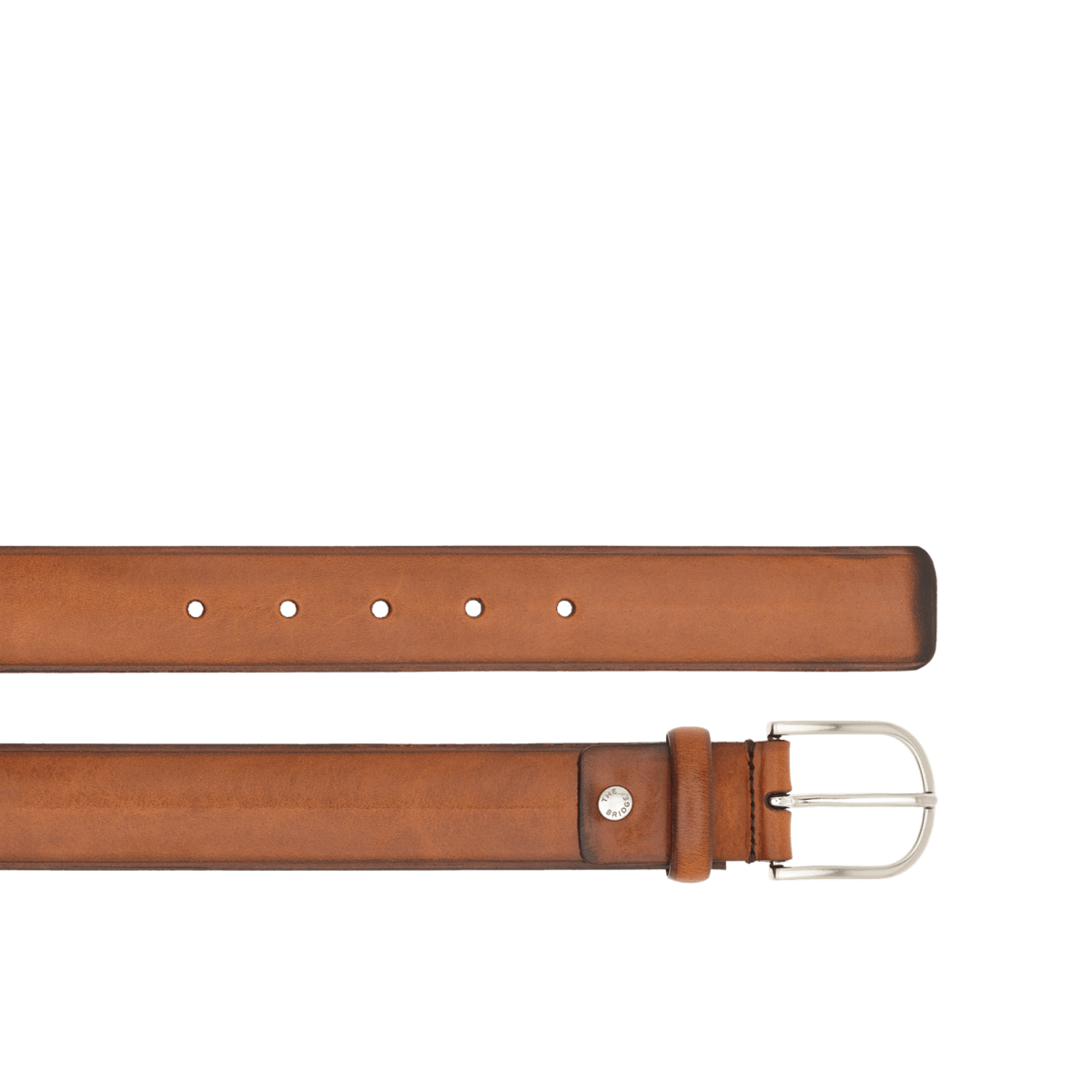 The Bridge, men's belt cognac/rutenio/palladiocognac/rutenio/palladio 0338501R.87-100