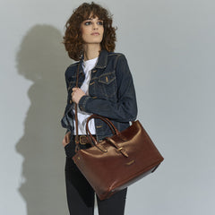 The Bridge Shopper Cognac/oro 04131701