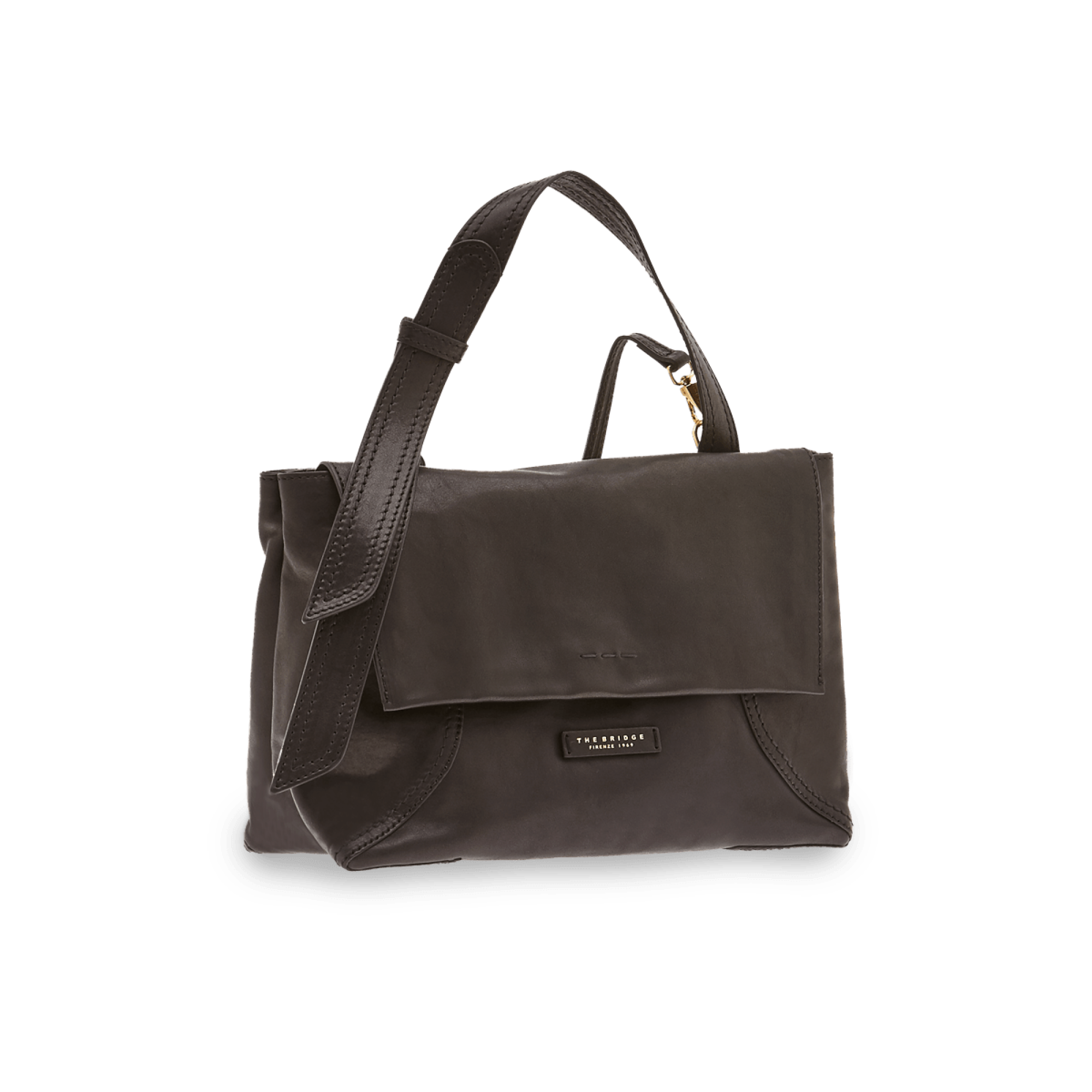 The Bridge Borsa A Due Manici Nero/oro 0415084N