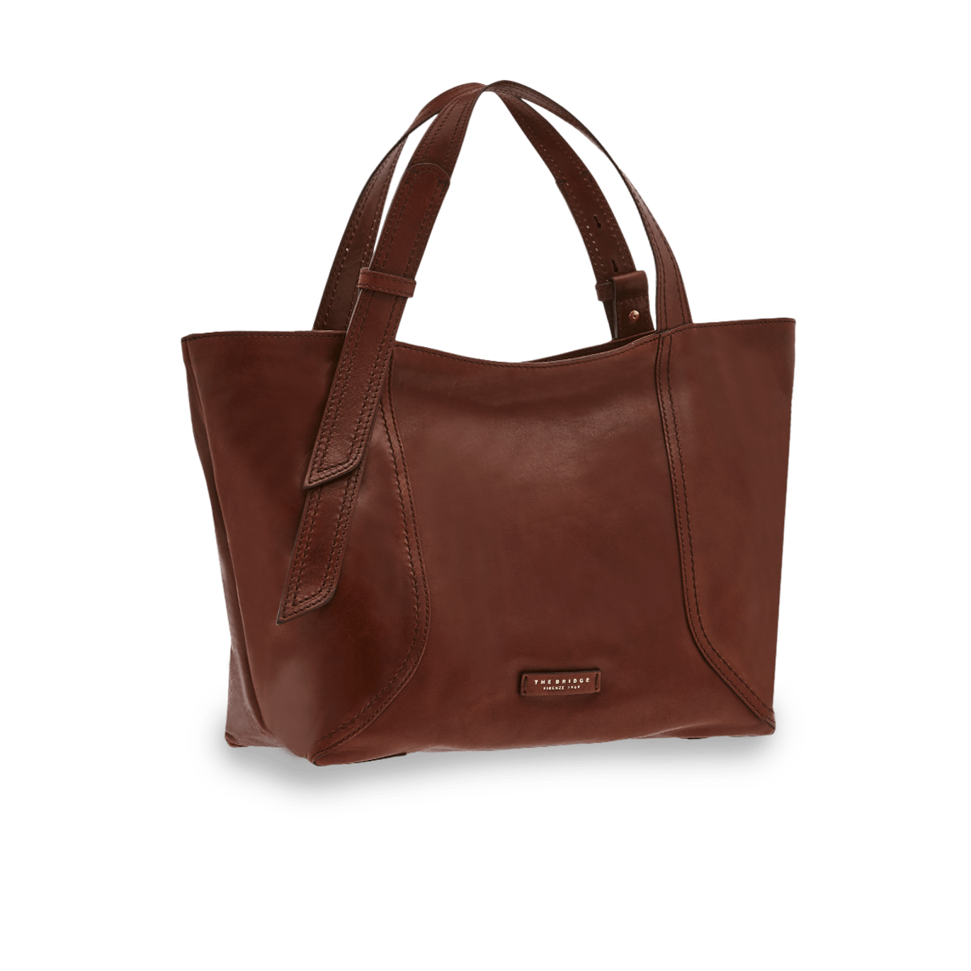 The Bridge Shopper Marrone/oro – De Santis