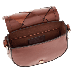 The Bridge 04172201.14 - Borsa Tracolla Marrone/Oro