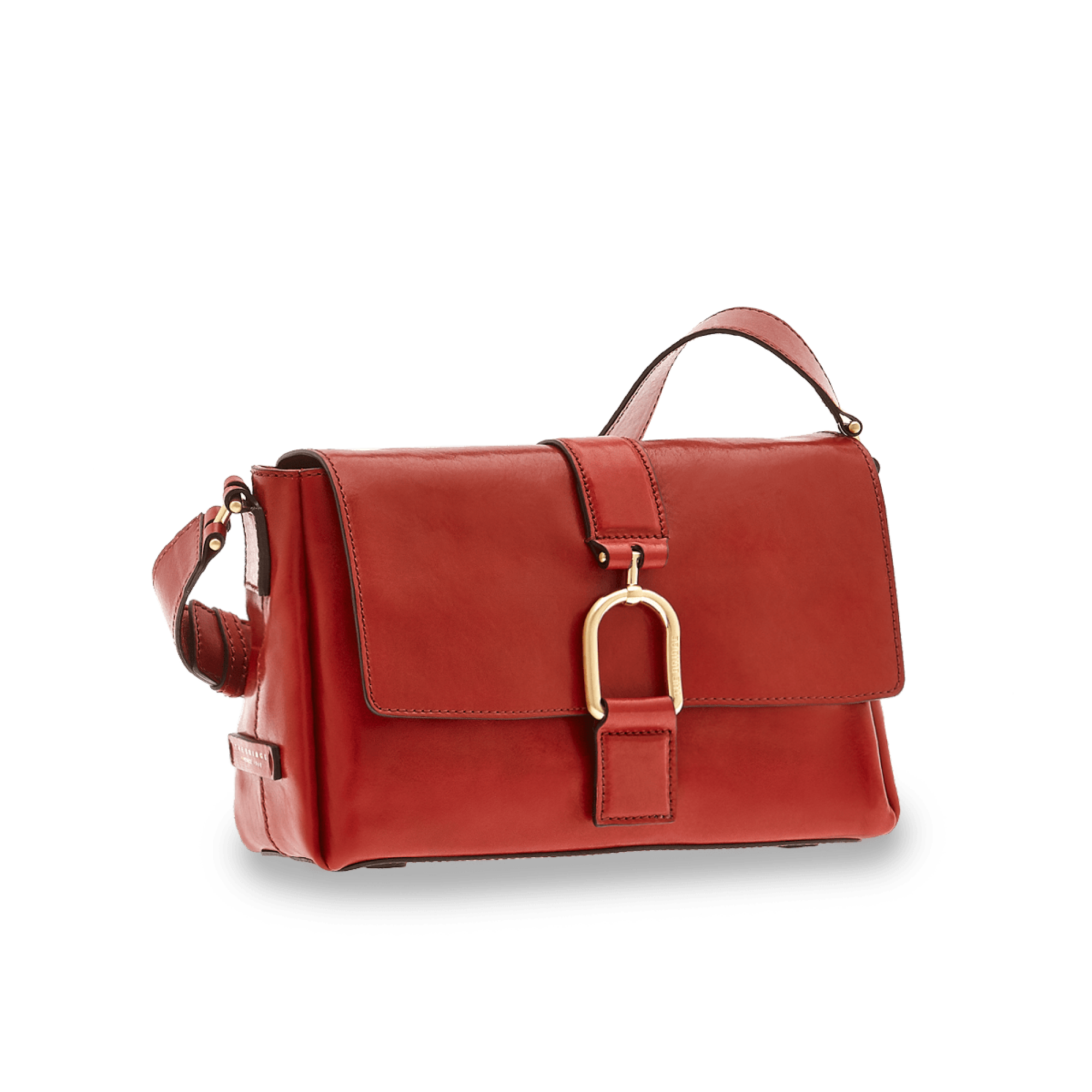 The Bridge Shoulder Bag Rosso Ribes/oro 04180001.2E