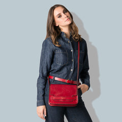Borsa A Tracolla The Bridge Arancio bruciato/Oro 04193001.L1