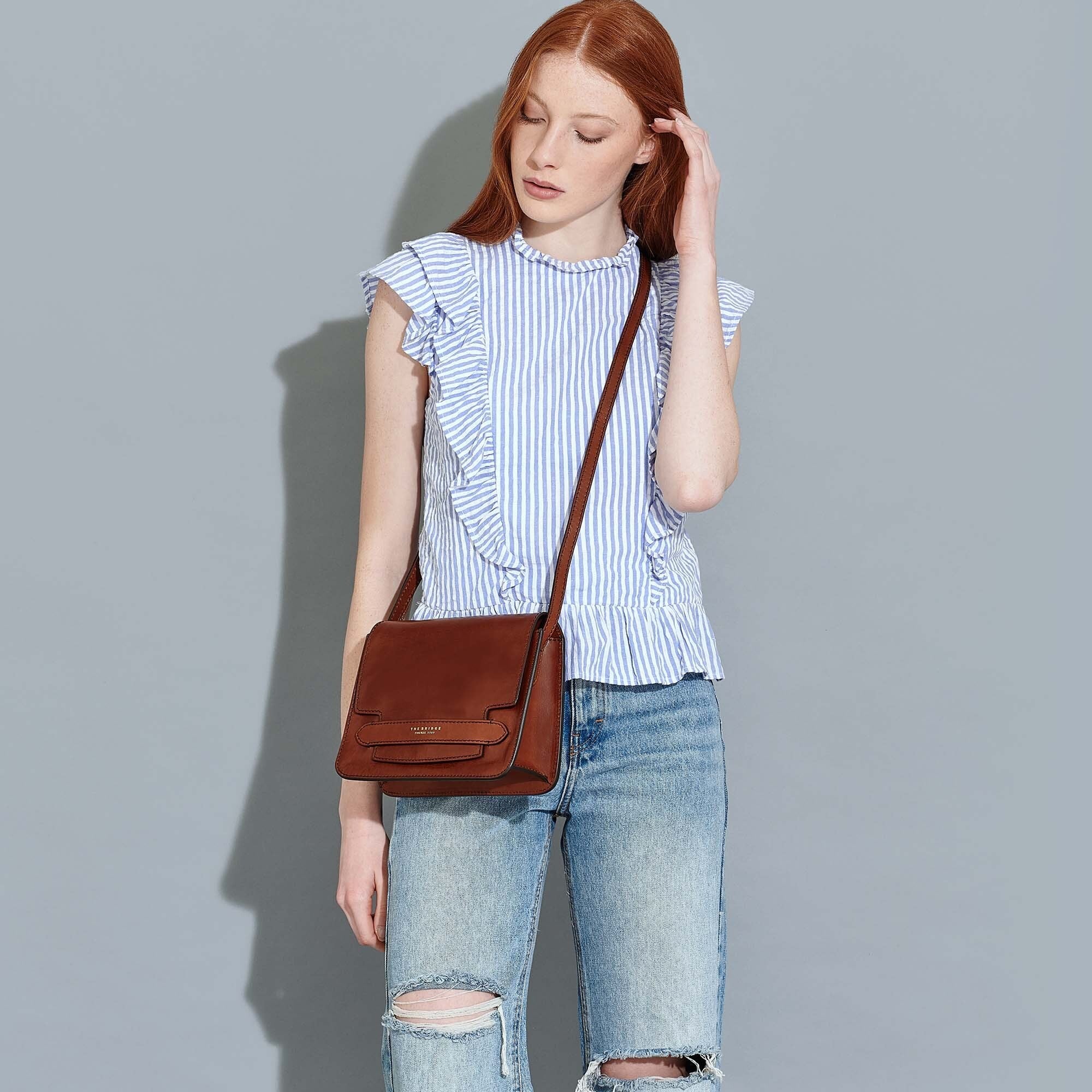 Borsa A Tracolla The Bridge Salvia/Oro 04193001.KA