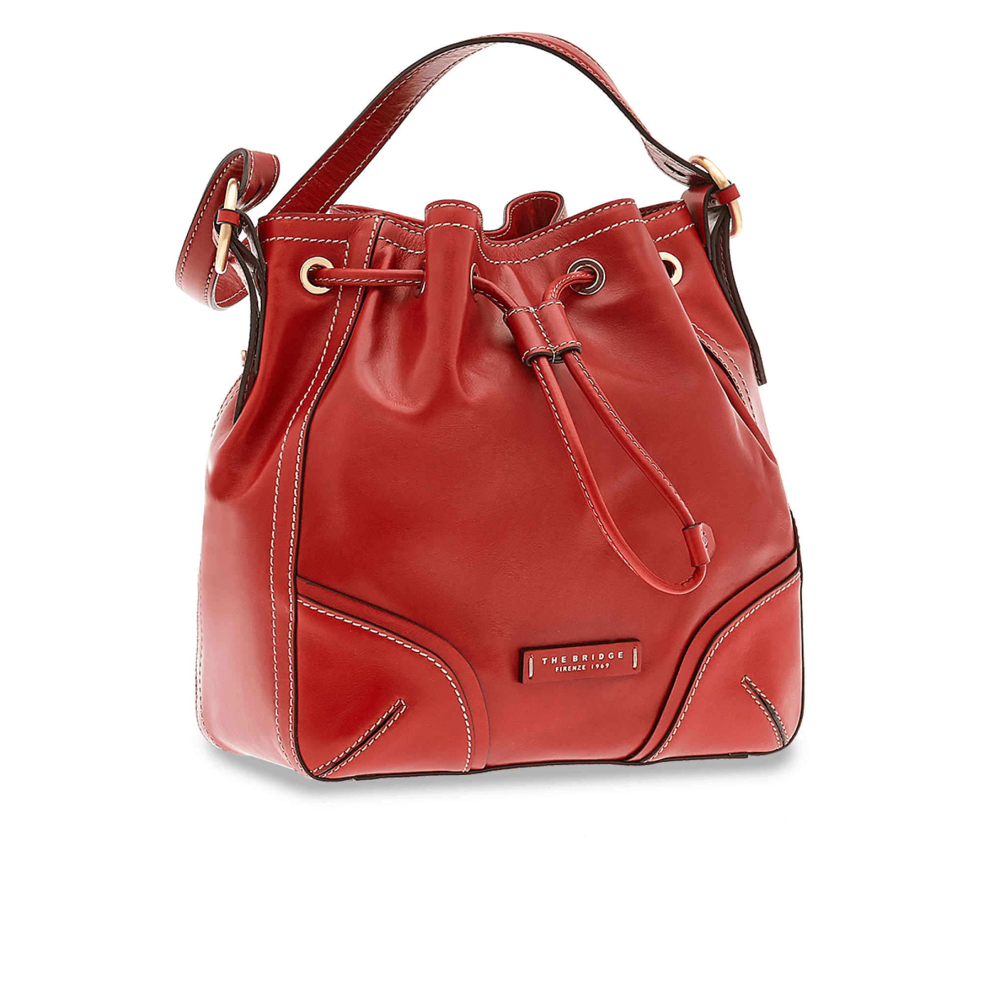 Borsa secchiello The Bridge rosso 0428514N.2E