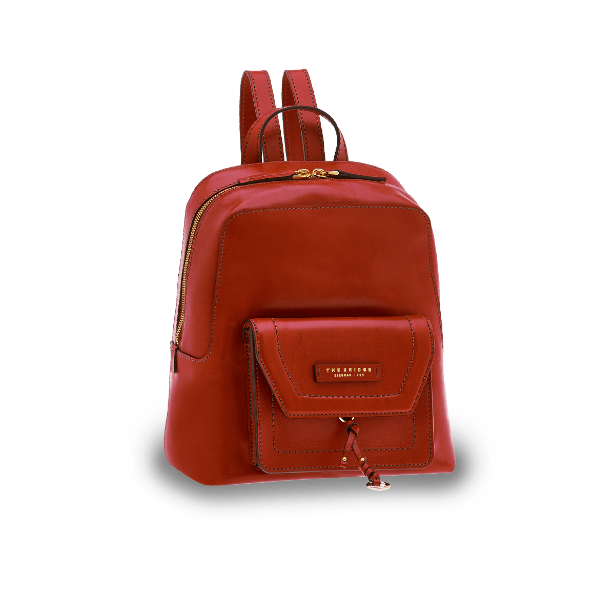 The Bridge Zaino Rosso Ciliegia/oro 04293901.9I