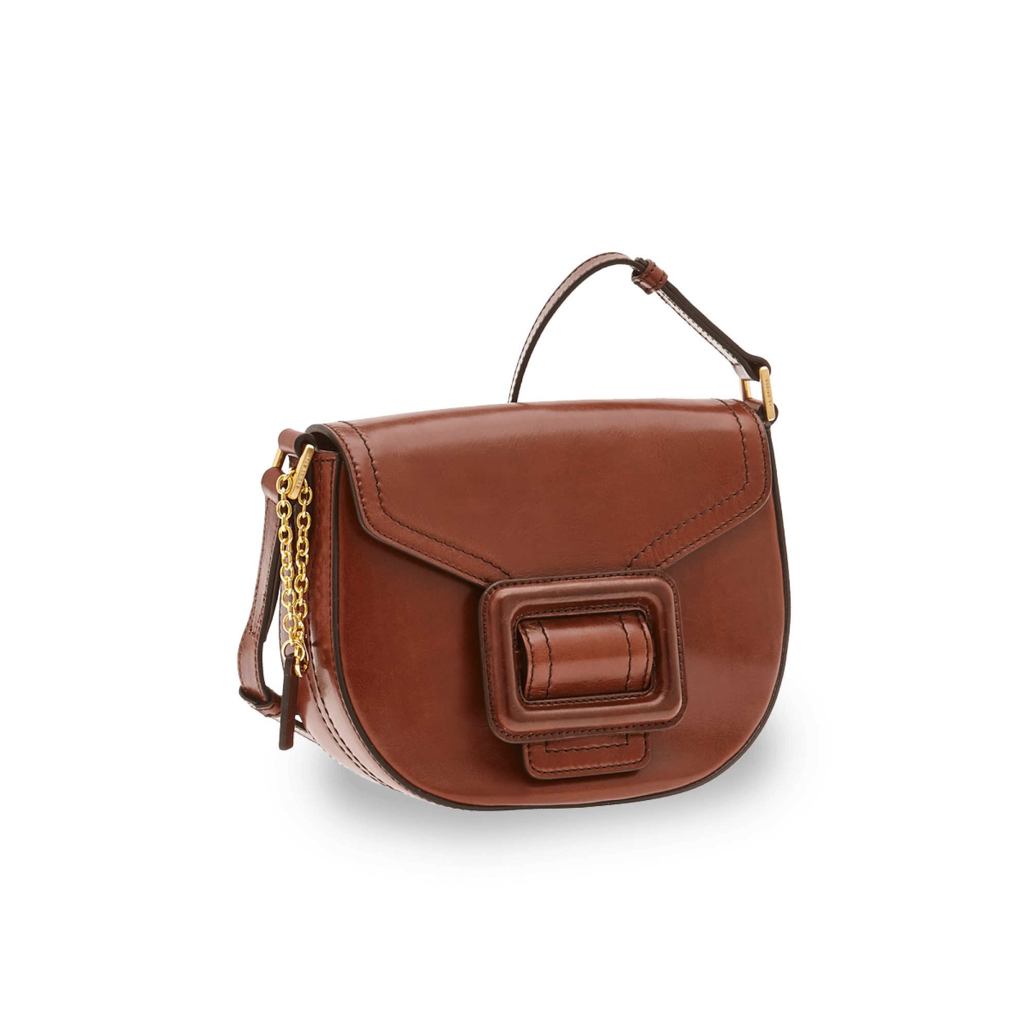 The Bridge Shoulder Bag Marrone/oro 0437294N