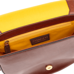 The Bridge Shoulder Bag Marrone/oro 0437294N