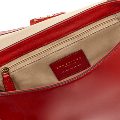 The Bridge Shoulder Bag Rosso Ciliegia/oro 0437294N