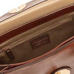 The Bridge, satchel bag marrone/oro 04375001.14