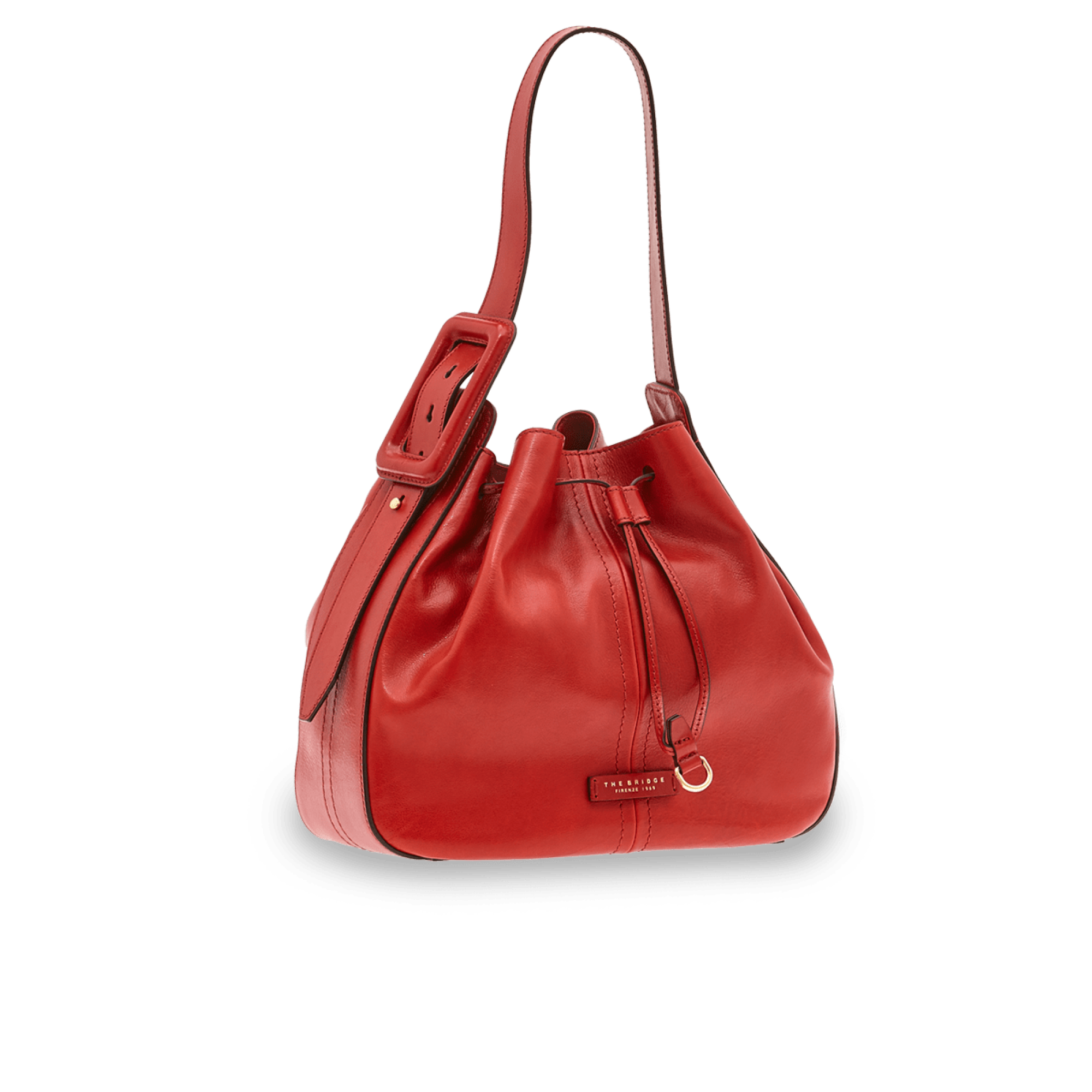 The Bridge Sac Bag Rosso Ciliegia/oro 0437694N