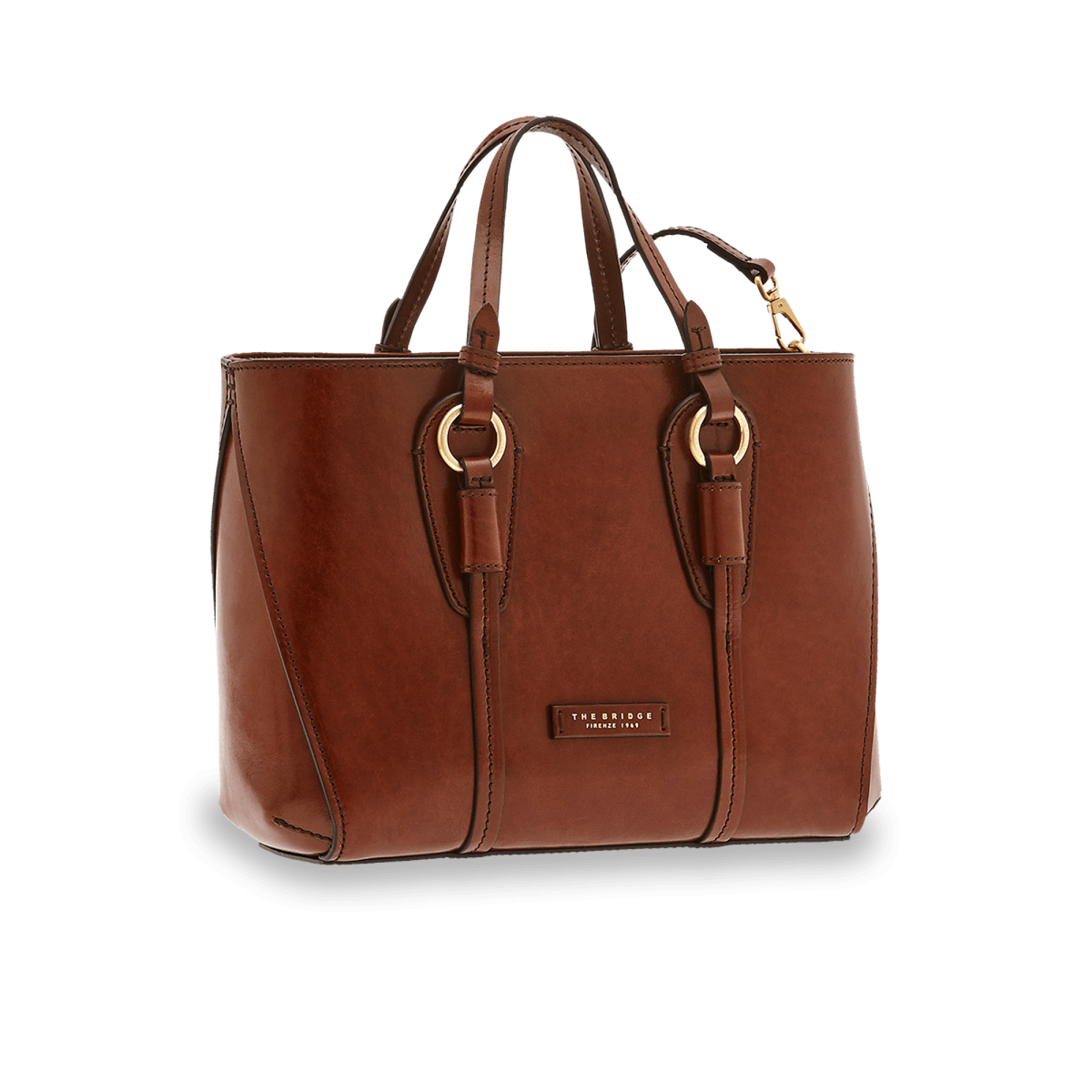 The Bridge, women's handbags marrone/oro 04383001.14