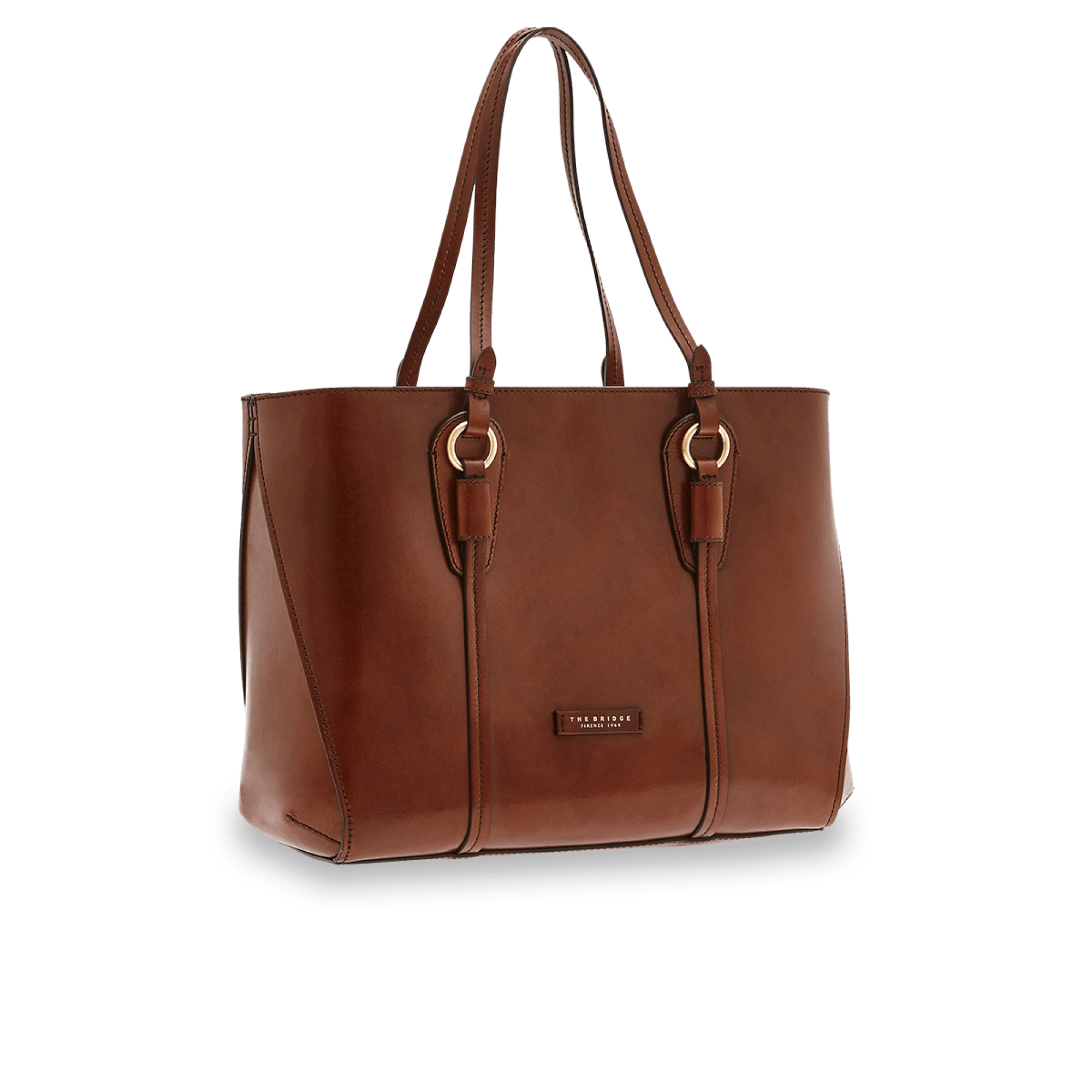 The Bridge,shopper marrone/oro 04384001.14