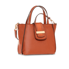 The Bridge 043842BX.I1 - Borsa Tote Ruggine/Oro
