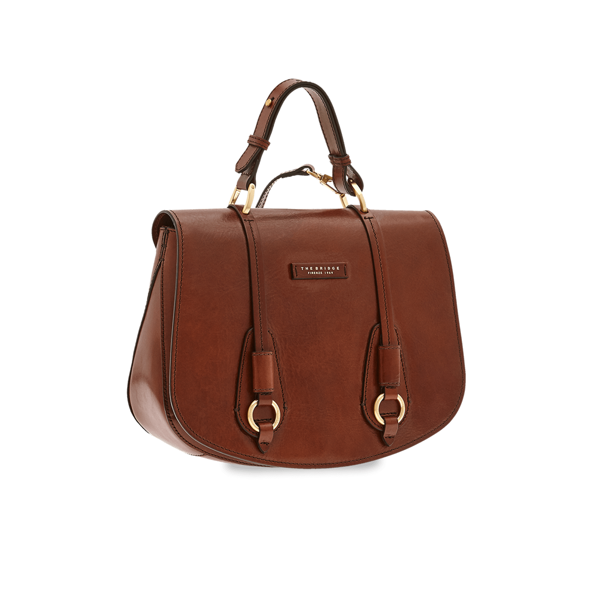 The Bridge, satchel bag marrone/oro 04385001.14