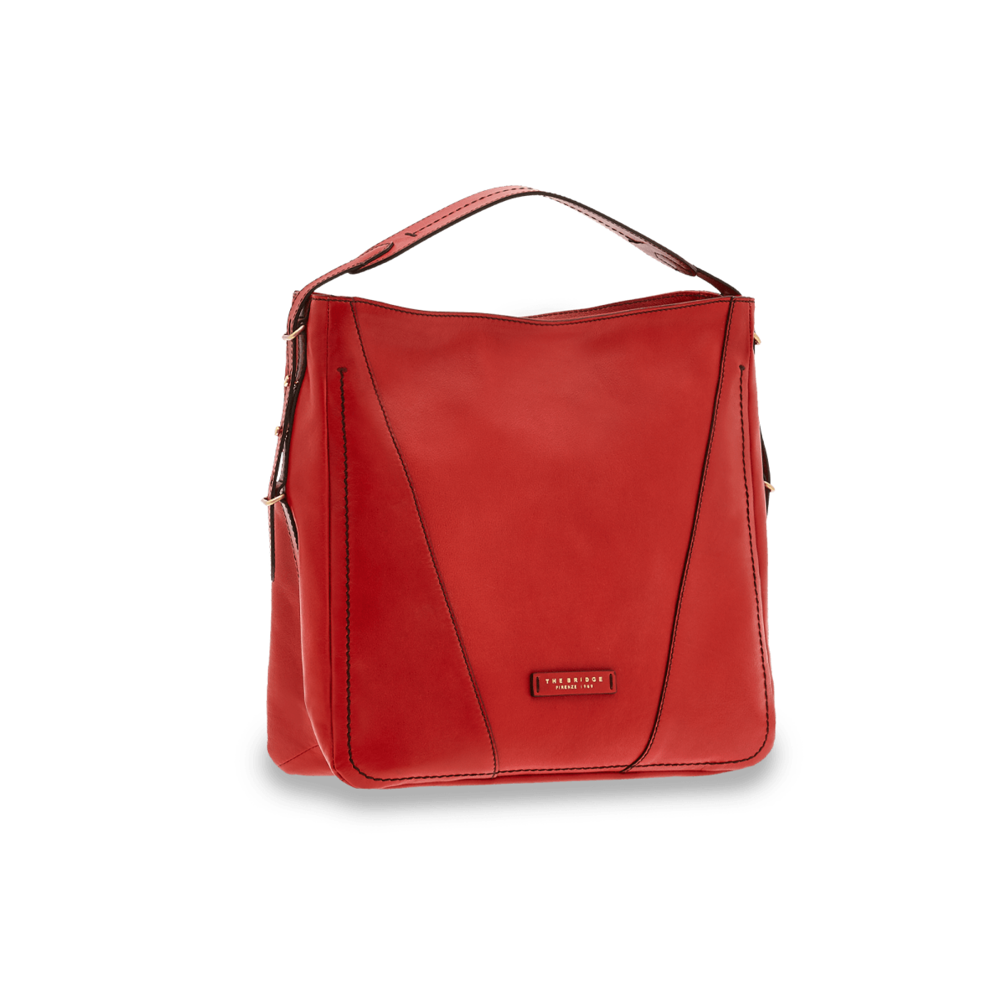 The Bridge, hobo rosso ciliegia/oro 0439004N.9I