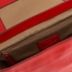 The Bridge, satchel bag rosso ciliegia/oro 0439204N.9I