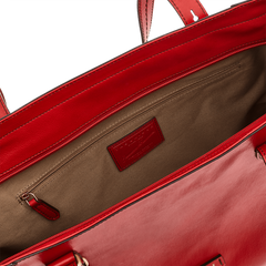 The Bridge, shopper rosso ciliegia/oro 0439404N.9I