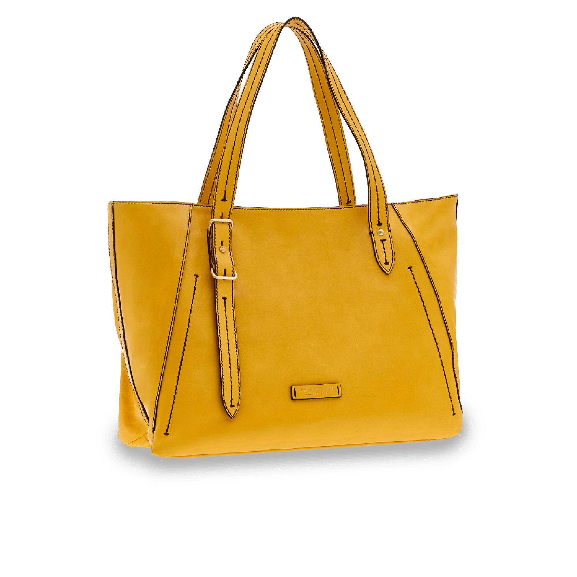The Bridge, shopper limone/ oro 0439404N.S2