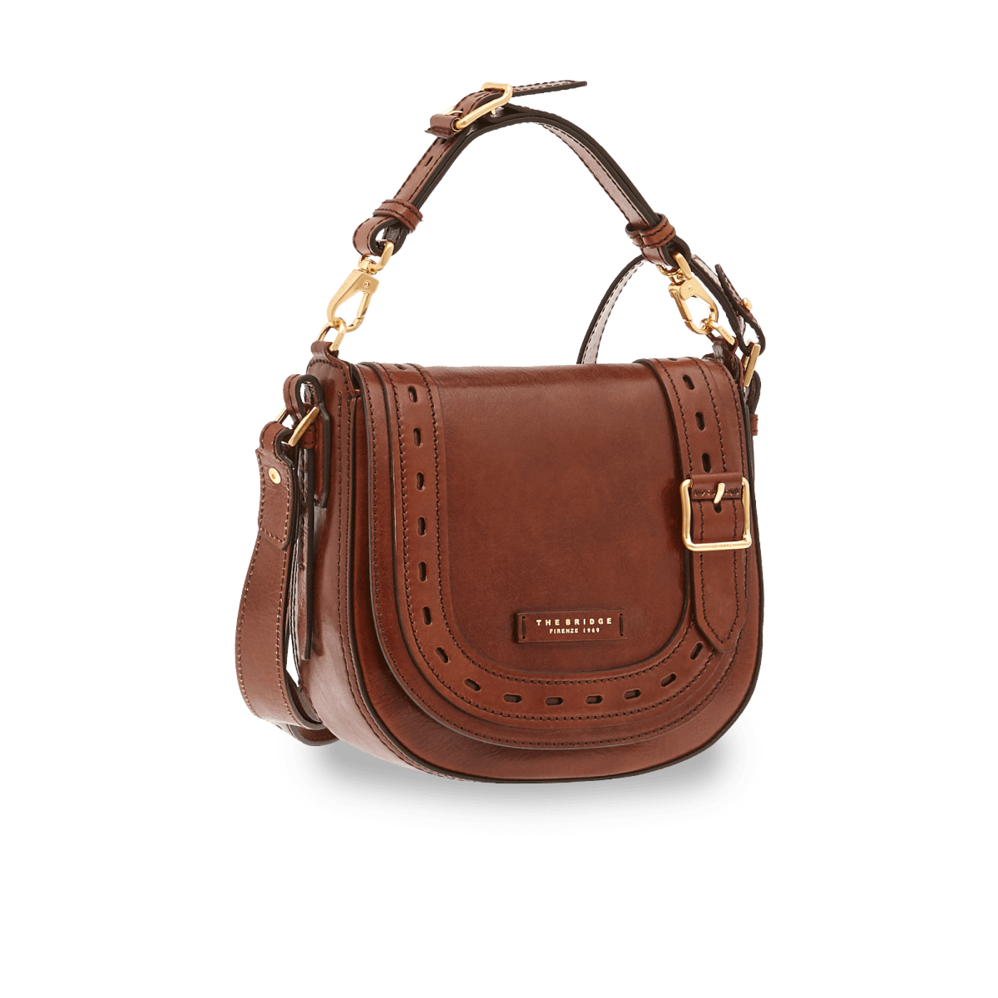 The Bridge Borsa A Tracolla Marrone/oro 04451901.14