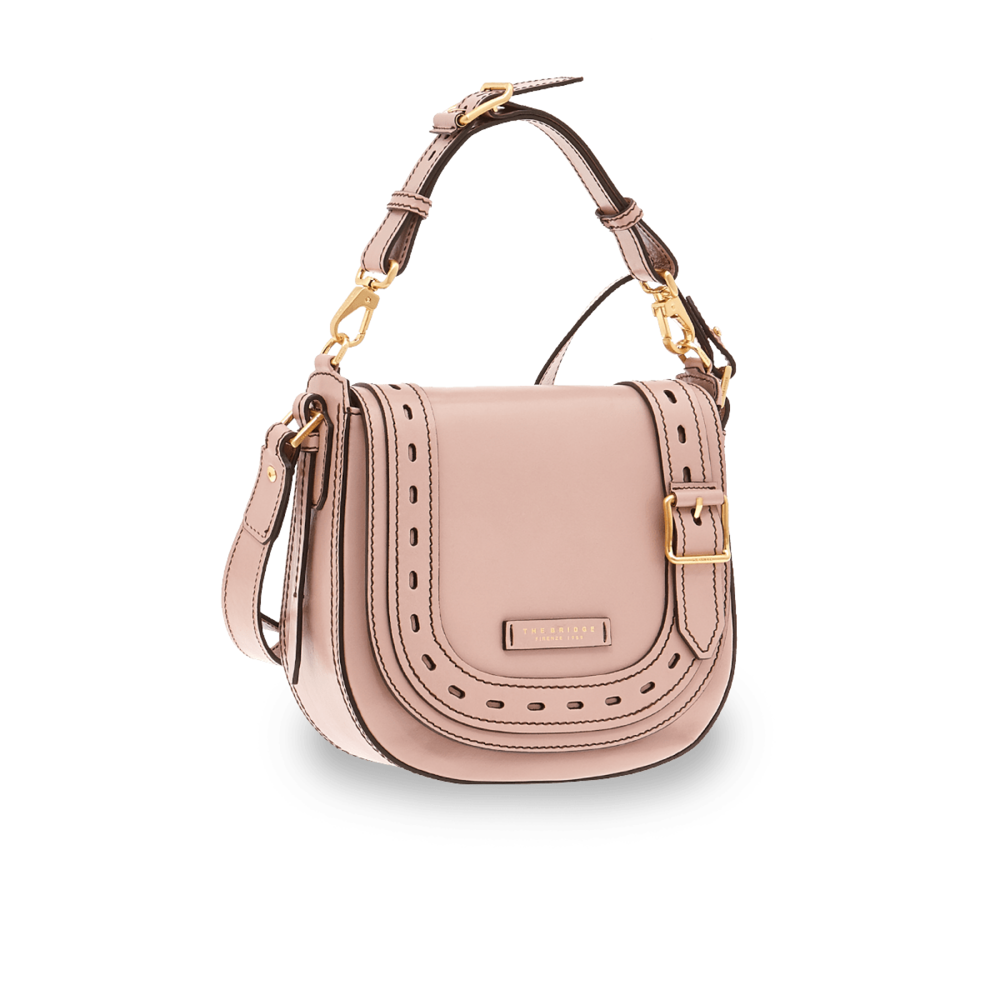 The Bridge Borsa A Tracolla Rosa/oro Vintage 04451901.D8