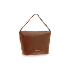 The Bridge Sacca Marrone/oro in pelle 04462601