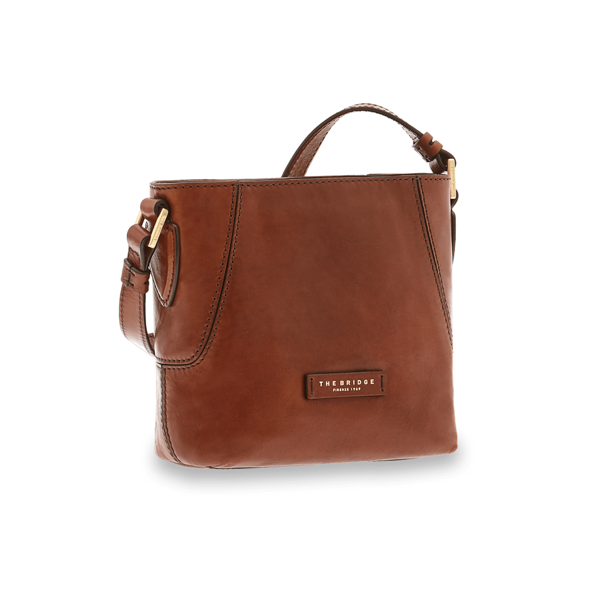 The Bridge Bucket Bag Marrone/oro 04470001.14