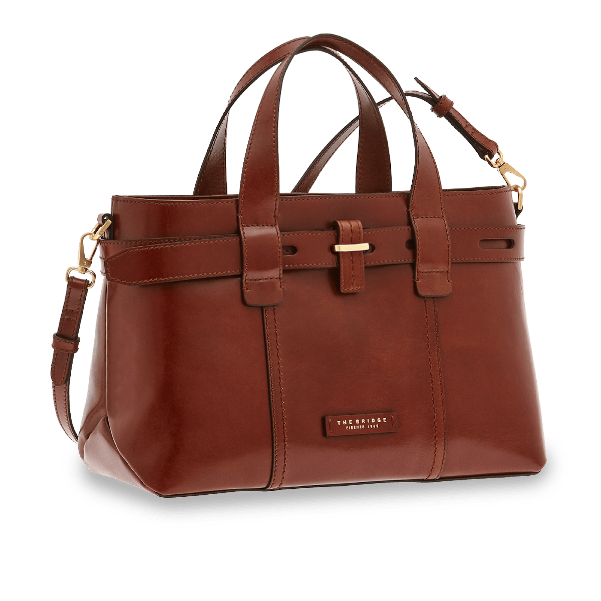 The Bridge Borsa Doppia Funzione Marrone/oro 0458398W.14