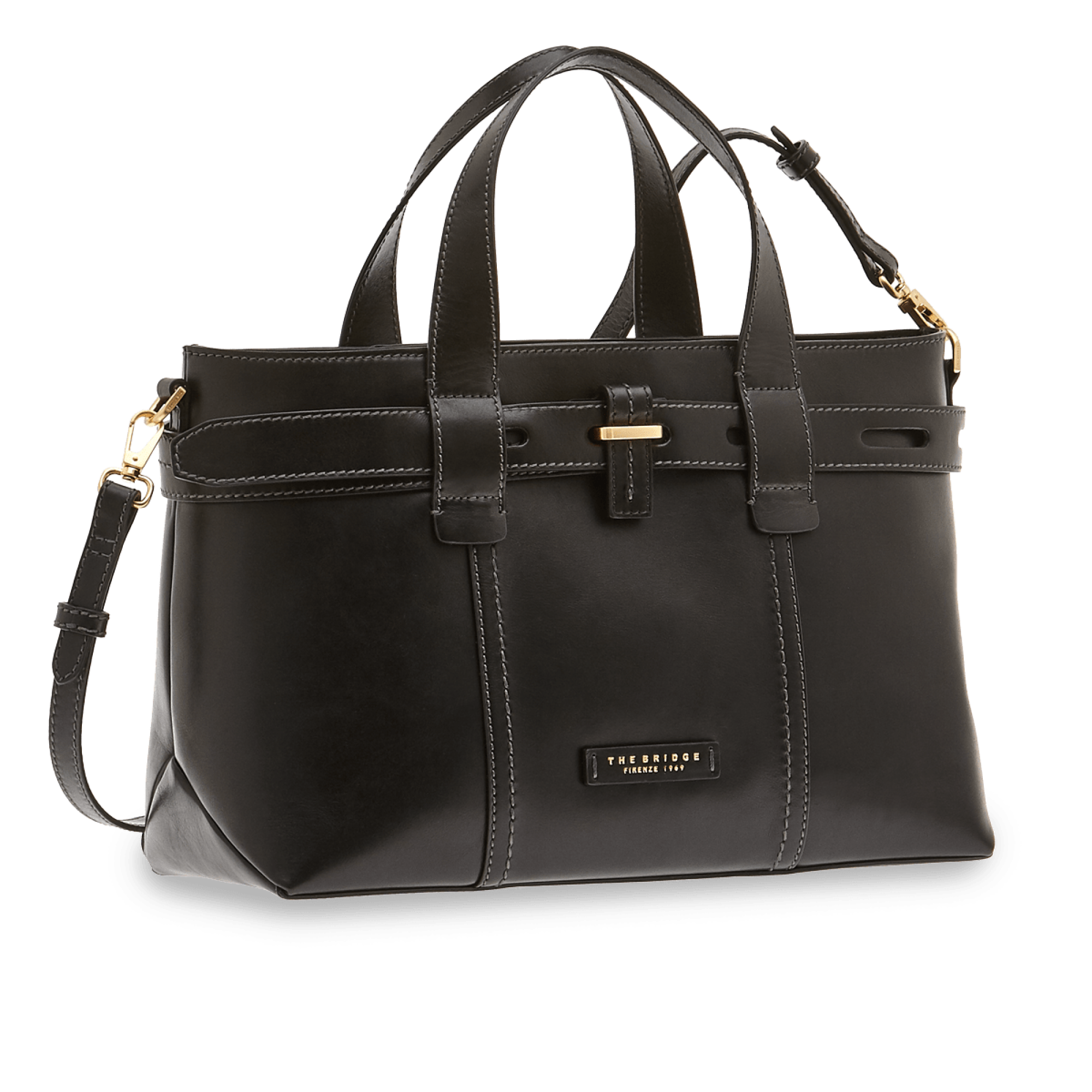 The Bridge Borsa Doppia Funzione Nero/oro 0458398W.30