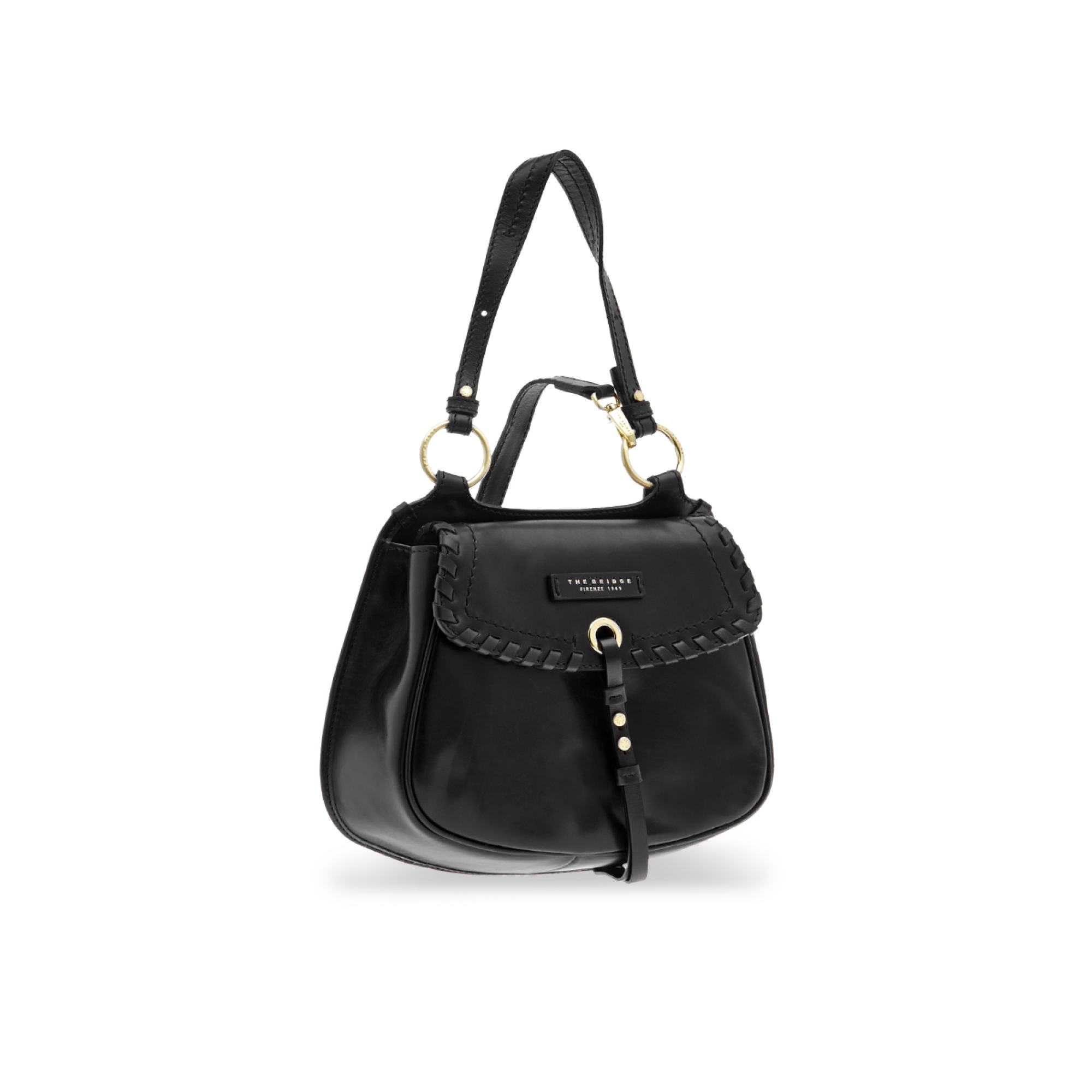 The Bridge Borsa Doppia Funzione Nero/oro 0459594N.30