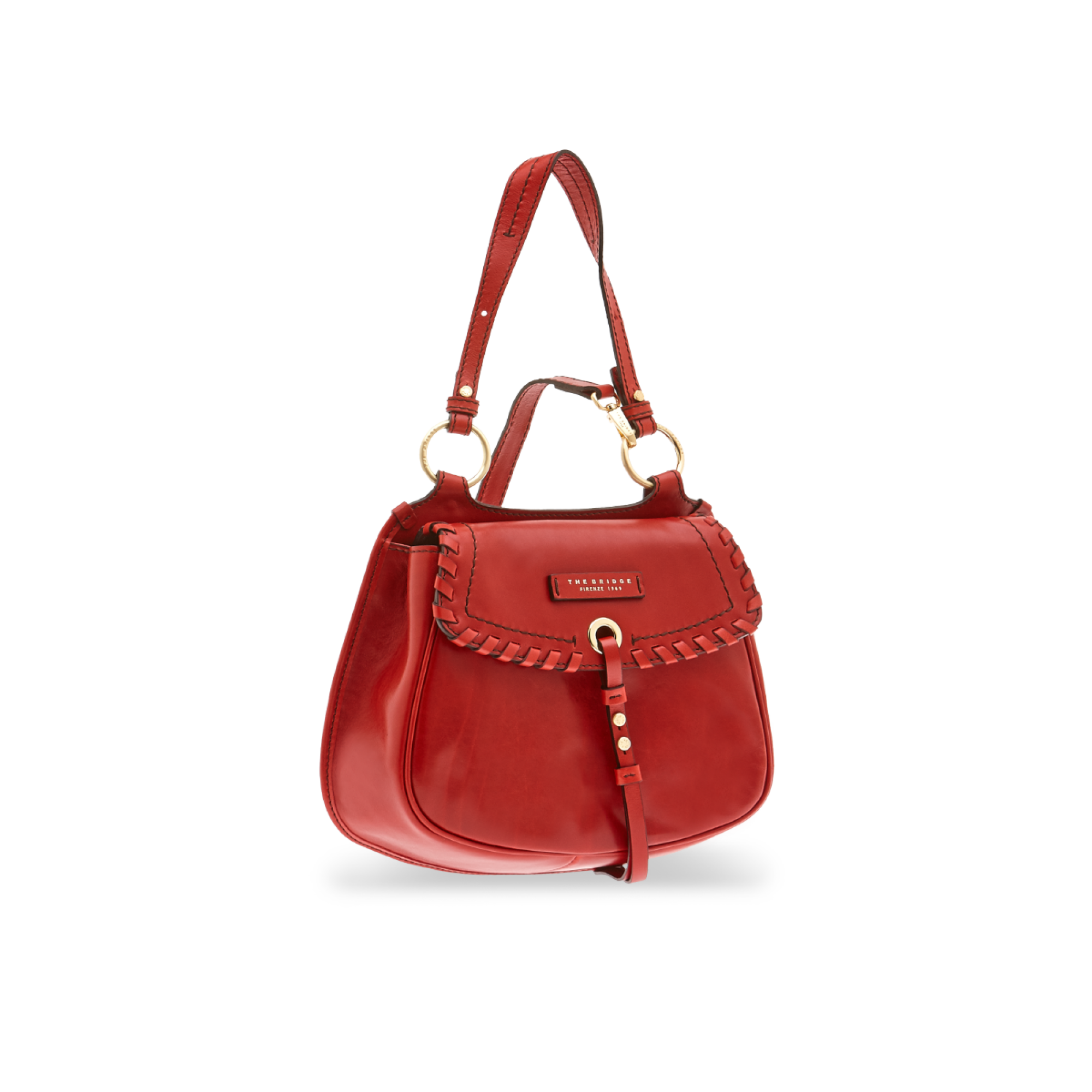 The Bridge Borsa Doppia Funzione Rosso Ciliegia/oro 0459594N.9I