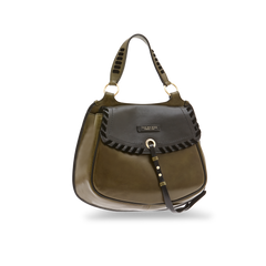 The Bridge Borsa Doppia Funzione Verde/nero/oro 0469398E.0T