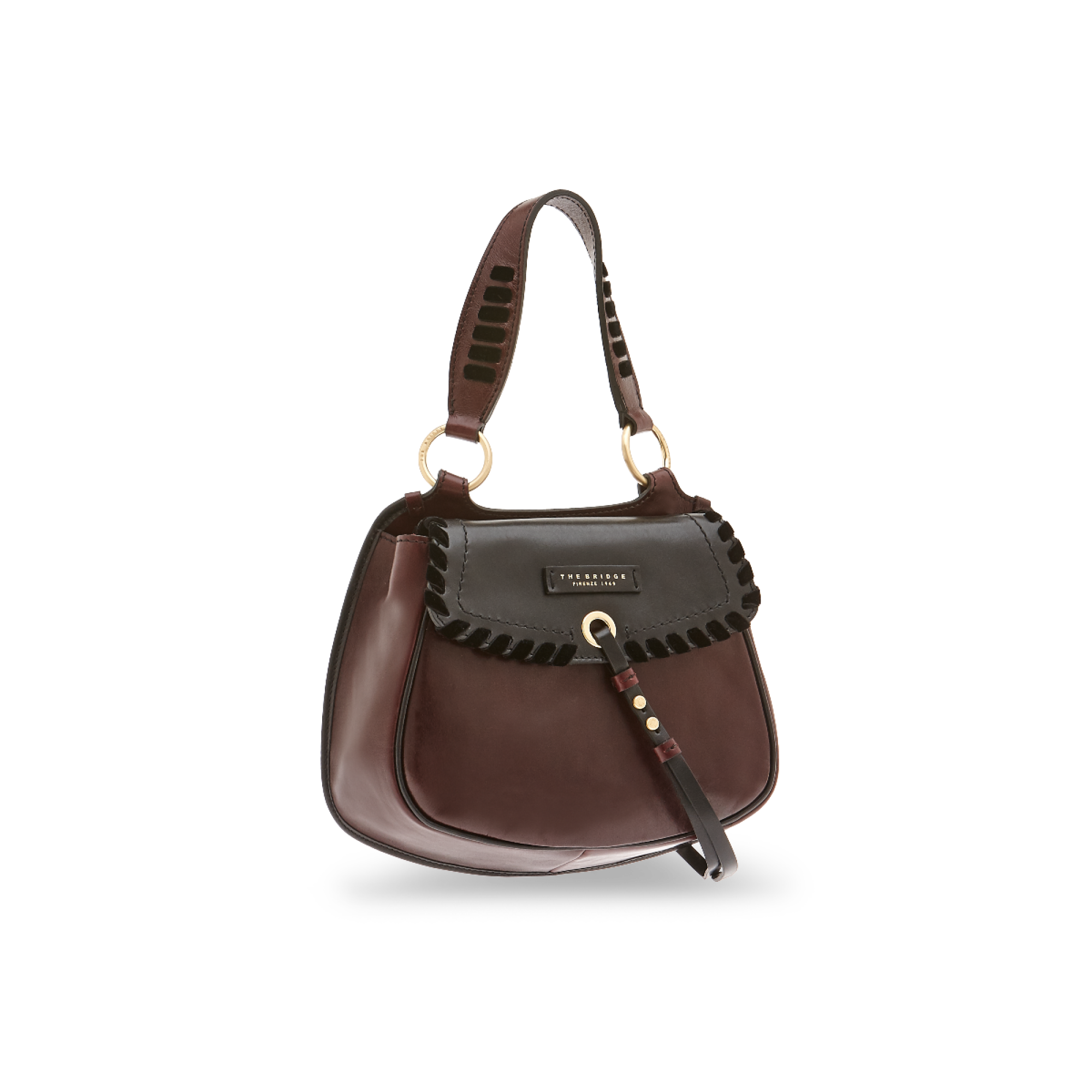 The Bridge Borsa Doppia Funzione Bordeaux/nero/oro 0469598E.0J