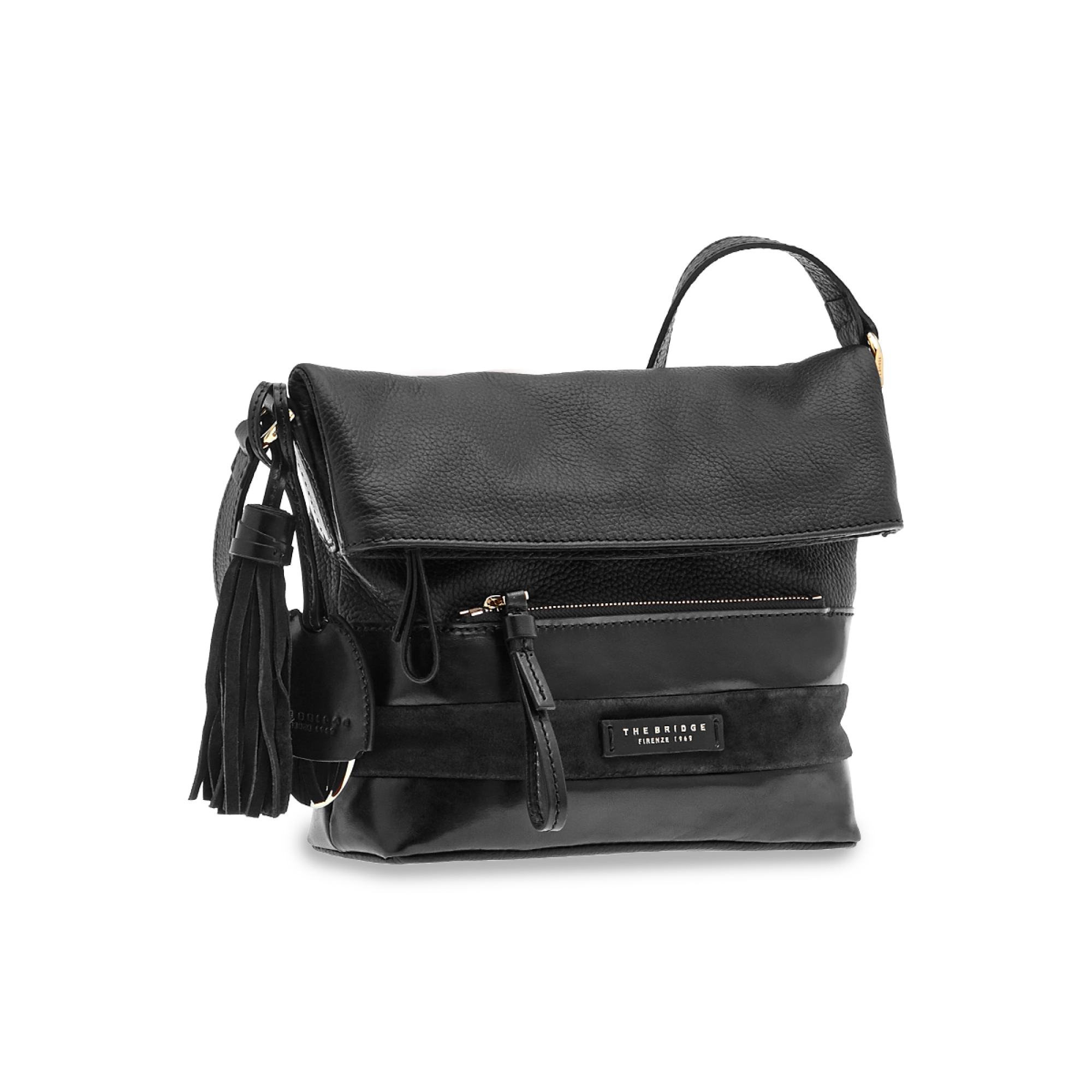 The Bridge Borsa A Tracolla Nero/oro 0476298Y.30