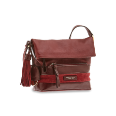 The Bridge Borsa A Tracolla Rosso Rubino/oro 0476298Y.8K