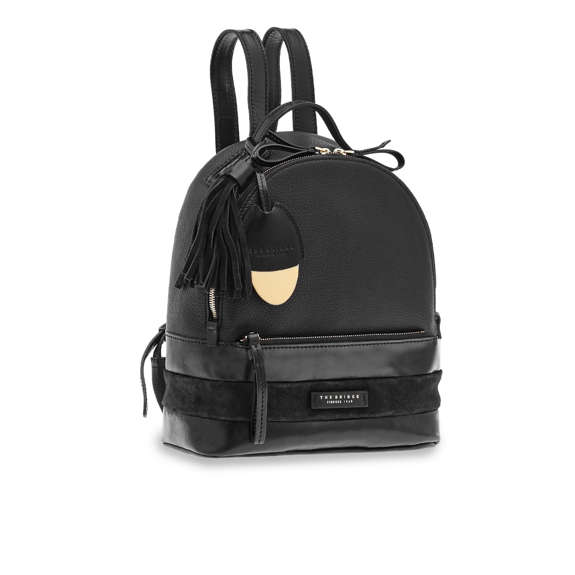 The Bridge Zaino Nero/oro 0476398Y.30 zaino the bridge
