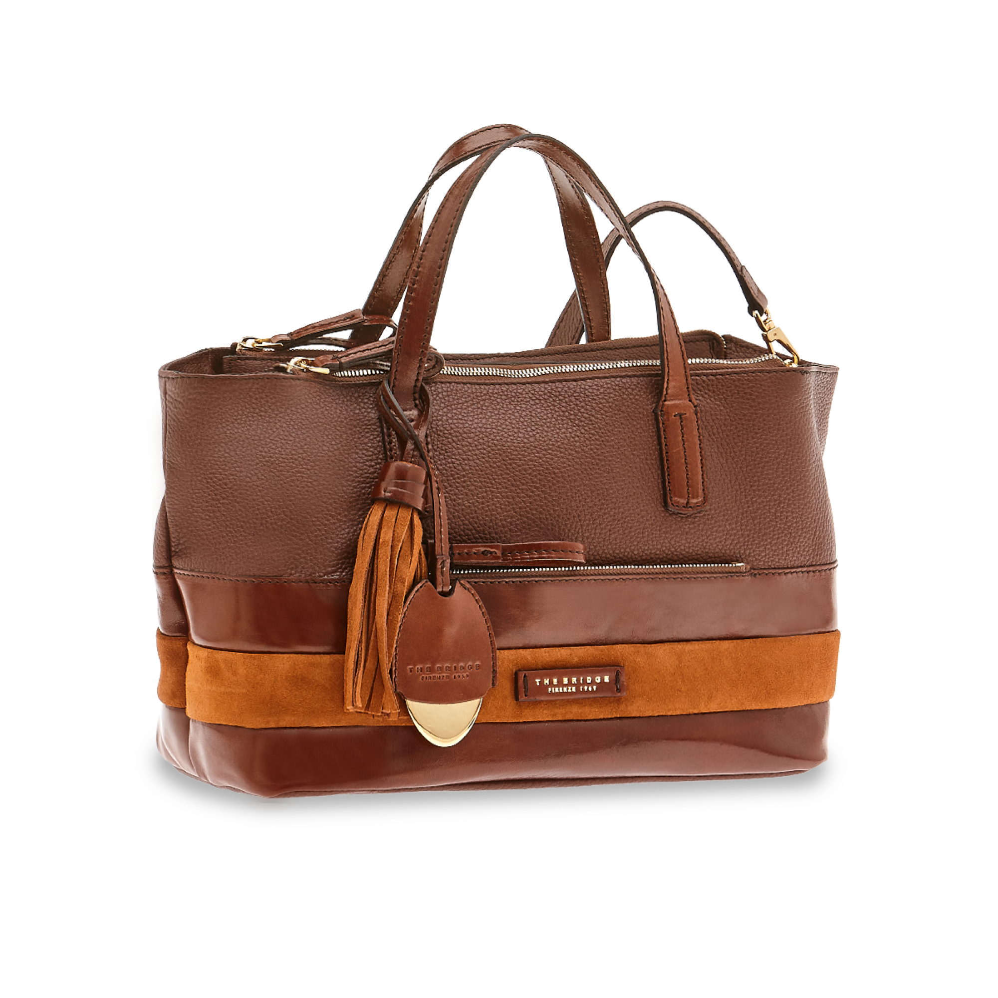 The Bridge Borsa Doppia Funzione Marrone/rhum/oro 0476498Y.E8