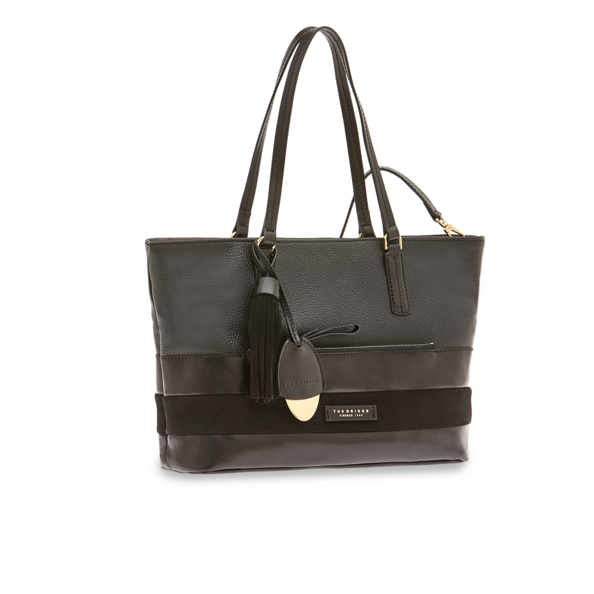 The Bridge Borsa Doppia Funzione Nero/oro 0476598Y.30